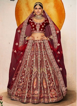 Exquisite Sequins Wedding Trendy Lehenga Choli