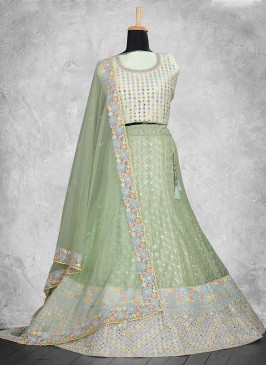 Exquisite Stone Sangeet Lehenga Choli