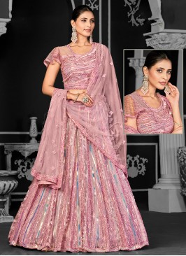 Extraordinary Net Cord Trendy Lehenga Choli