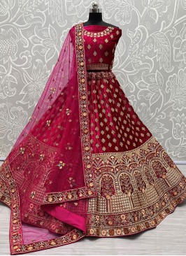 Exuberant Rani Sequins Trendy Lehenga Choli