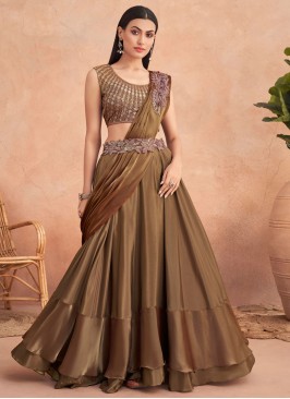 Exuberant Sequins Contemporary Style Saree