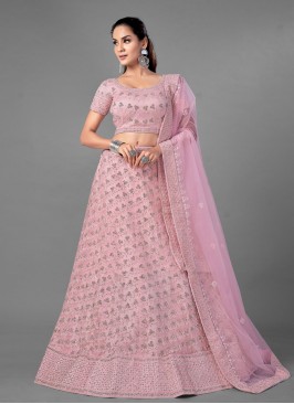 Eye-Catchy Fancy Net Lehenga Choli