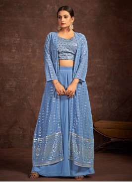 Eye-Catchy Sequins Trendy Lehenga Choli