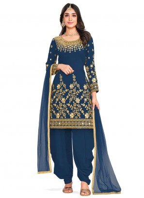 Eye-Catchy Silk Salwar Kameez