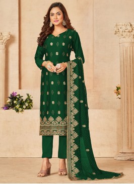 Eye-Catchy Viscose Straight Salwar Suit