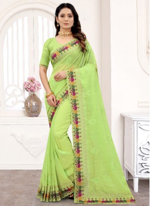 Fab Georgette Party Classic Saree