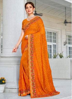 Fab Zari Classic Saree