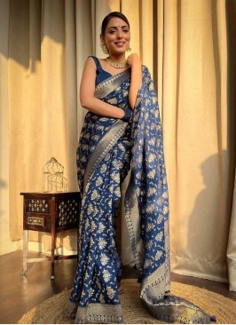 Fabulous Banarasi Silk Trendy Saree