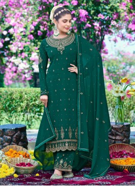 Fabulous Embroidered Trendy Salwar Suit