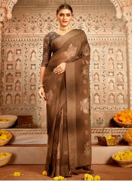 Fabulous Georgette Contemporary Style Saree