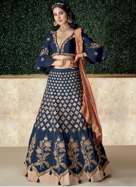 Fantastic Tafeta Silk Bridal Lehenga Choli