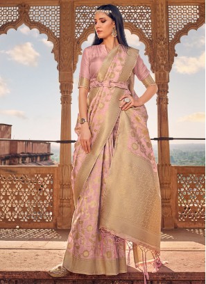 Fantastic Viscose Mehndi Contemporary Style Saree