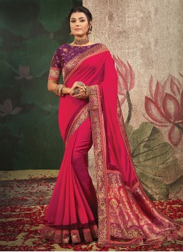 Fashionable Woven Silk Designer Saree