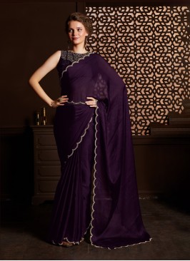 Festal Chiffon Stone Work Saree