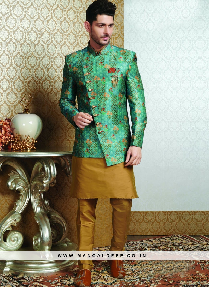 festive function wear multi color jodhpuri kurta pajama 27063