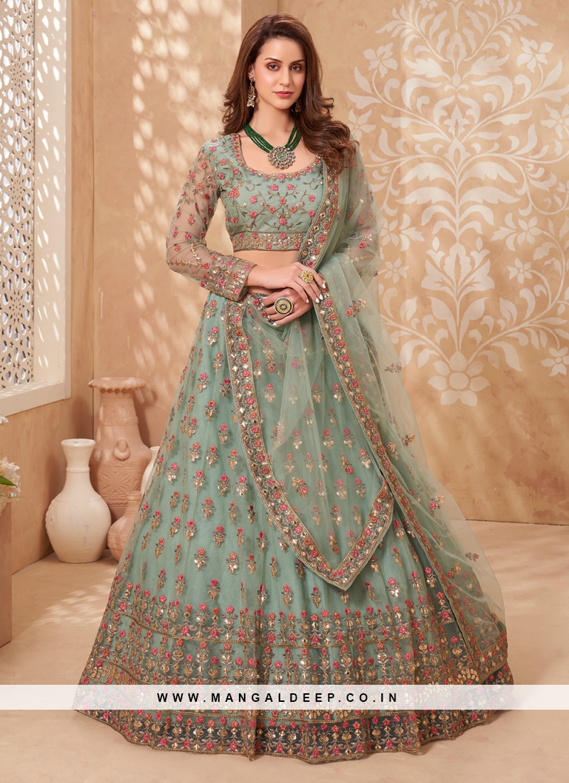 Fetching Embroidered Reception Designer Lehenga Choli