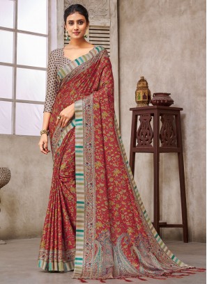 Fine Pashmina Party Classic Saree