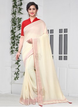 Flamboyant Stone Traditional Saree