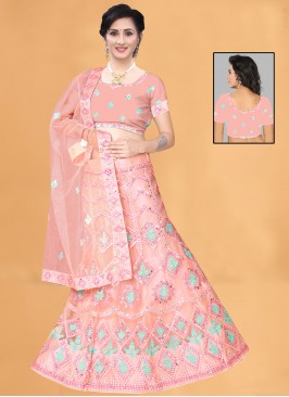 Flattering Net Mirror Lehenga Choli