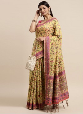 Flawless Woven Cotton Silk Classic Saree