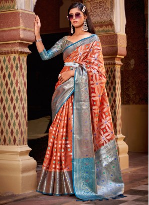 Flawless Zari Silk Trendy Saree