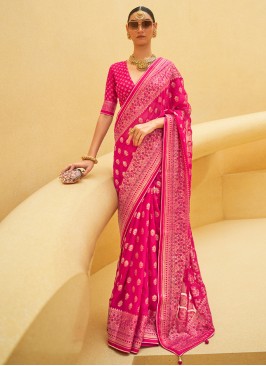 Floral Contemporary Saree For Festival