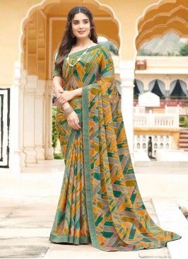 Floral Multi Colour Saree