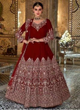 Floral Velvet Engagement Trendy Salwar Kameez