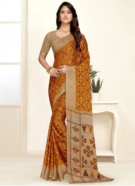 Genius Chiffon Contemporary Saree