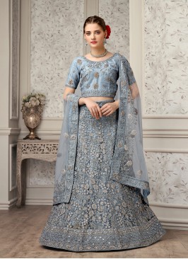 Genius Net Mehndi Trendy Lehenga Choli