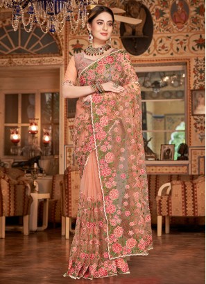 Gilded Net Designer Saree