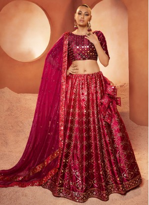 Gilded Velvet Sequins Trendy Lehenga Choli