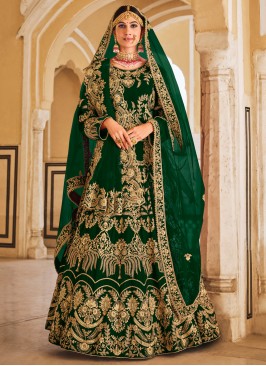 Girlish Velvet Dori Work Lehenga Choli