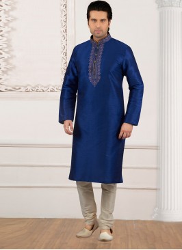 Glamorous Blue Color Designer Kurta Payjama