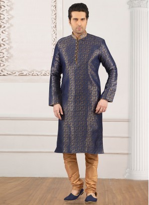 Glamorous Blue Color Designer Kurta Payjama