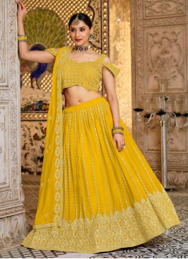 Glitzy Lehenga Choli For Wedding