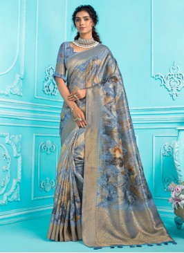 Glitzy Organza Trendy Saree