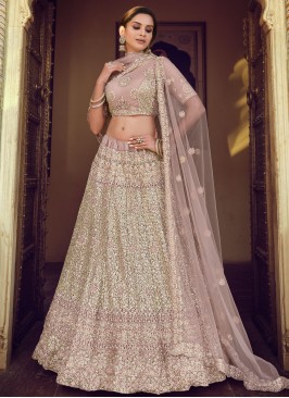 Glitzy Thread Net Lehenga Choli