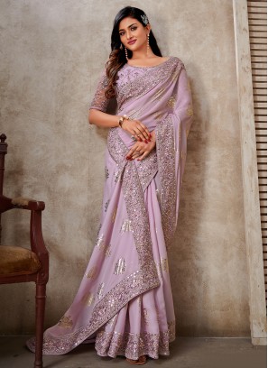 Glorious Contemporary Saree For Engagement