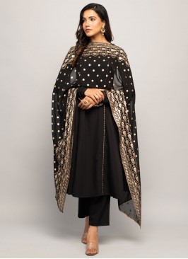 Glorious Faux Crepe Readymade Salwar Suit