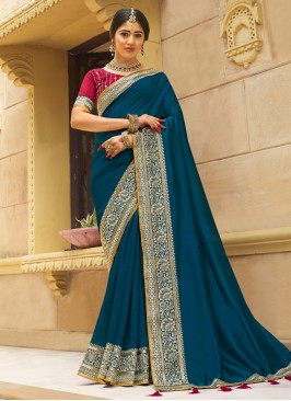 Glossy Classic Saree For Ceremonial