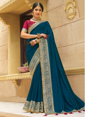 Glossy Classic Saree For Ceremonial