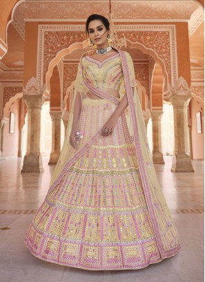 Glowing Thread A Line Lehenga Choli