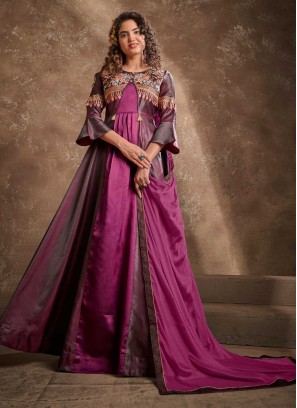 Gorgonize Embroidered Readymade Anarkali Suit