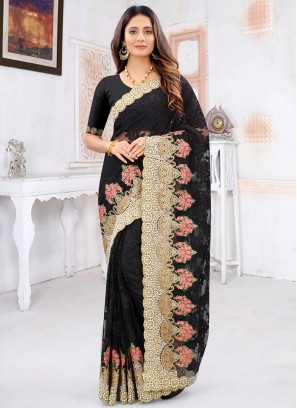 Grandiose Net Ceremonial Contemporary Saree