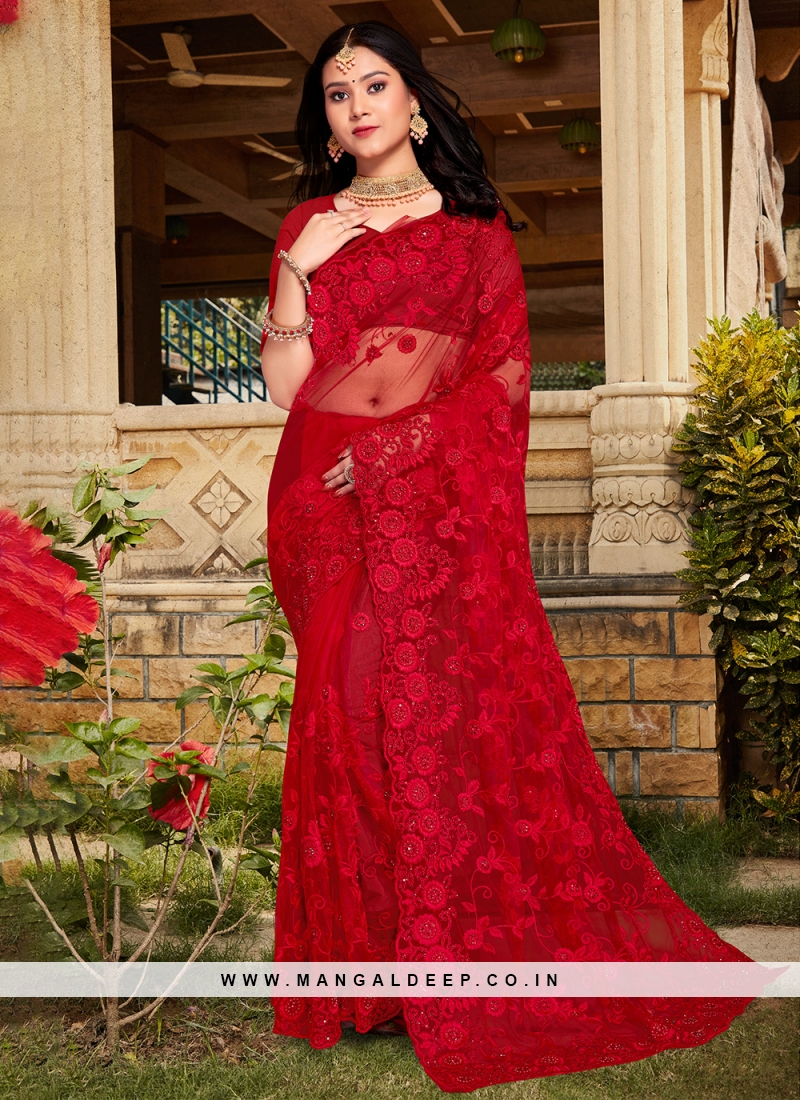Expensive | Red Engagement Gown and Red Engagement Designer Gown Online  Shopping