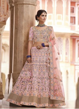 Grandiose Sequins Pink Lehenga Choli