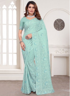 Gratifying Resham Traditional Saree
