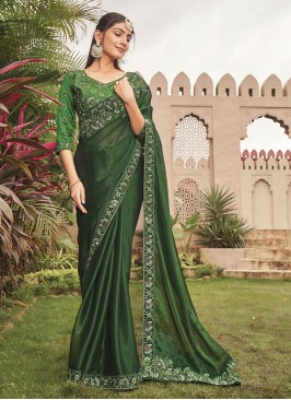 Green Ceremonial Classic Saree