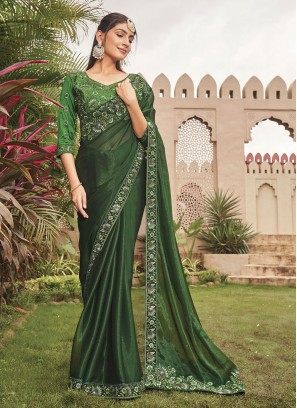 Green Ceremonial Classic Saree